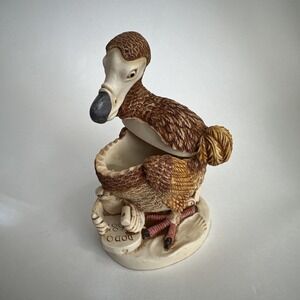 Harmony Kingdom LAST LAUGH Dodo Treasure Jest Box 1999 England Signed Calvesbert